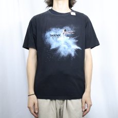 画像2: Brother "At your side" 電機メーカープリントTシャツ BLACK (2)