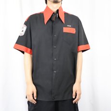 画像2: 70's "CRASH RESCUE" ワッペン付き ボーリングシャツ (2)