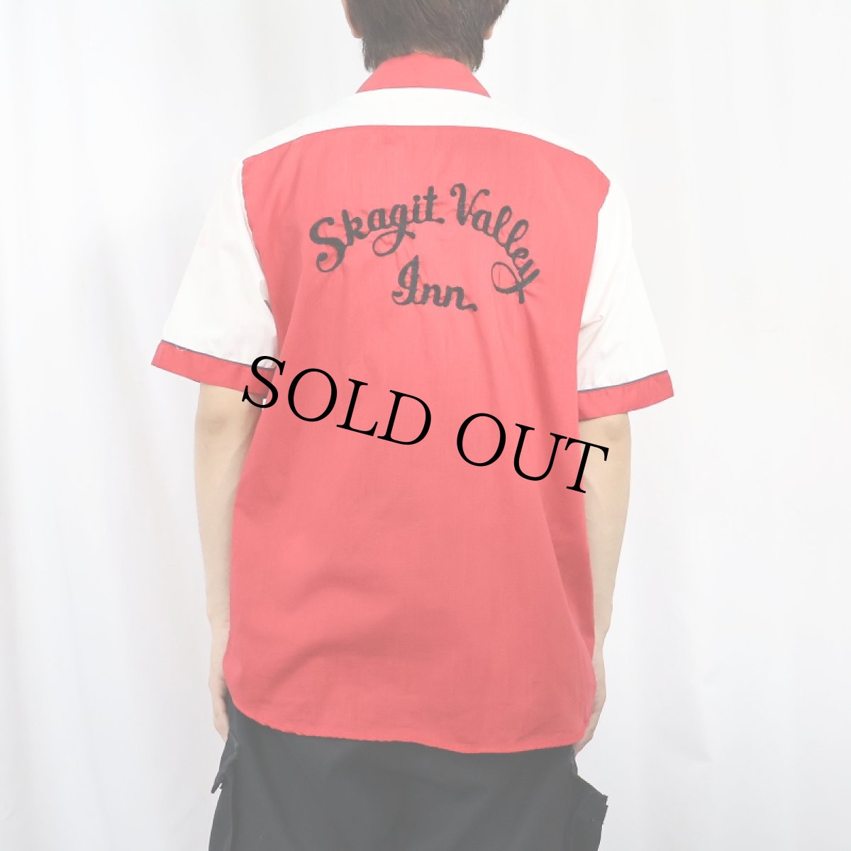 画像3: 70's King Louie USA製 チェーン刺繍 ボーリングシャツ M (3)