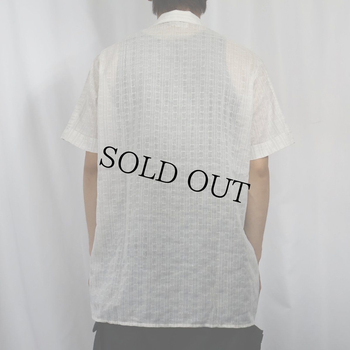 画像3: 80's Triola ドビー織りコットンシャツ  (3)