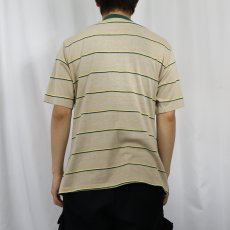 画像3: 70's ADMIT ONE ボーダー柄 ポリエステル×コットンTシャツ XL (3)