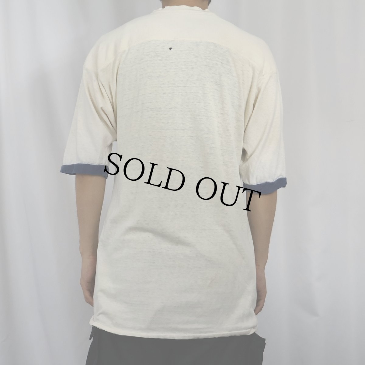 画像3: 60's Campus Classics ワッペン付き フットボールTシャツ (3)