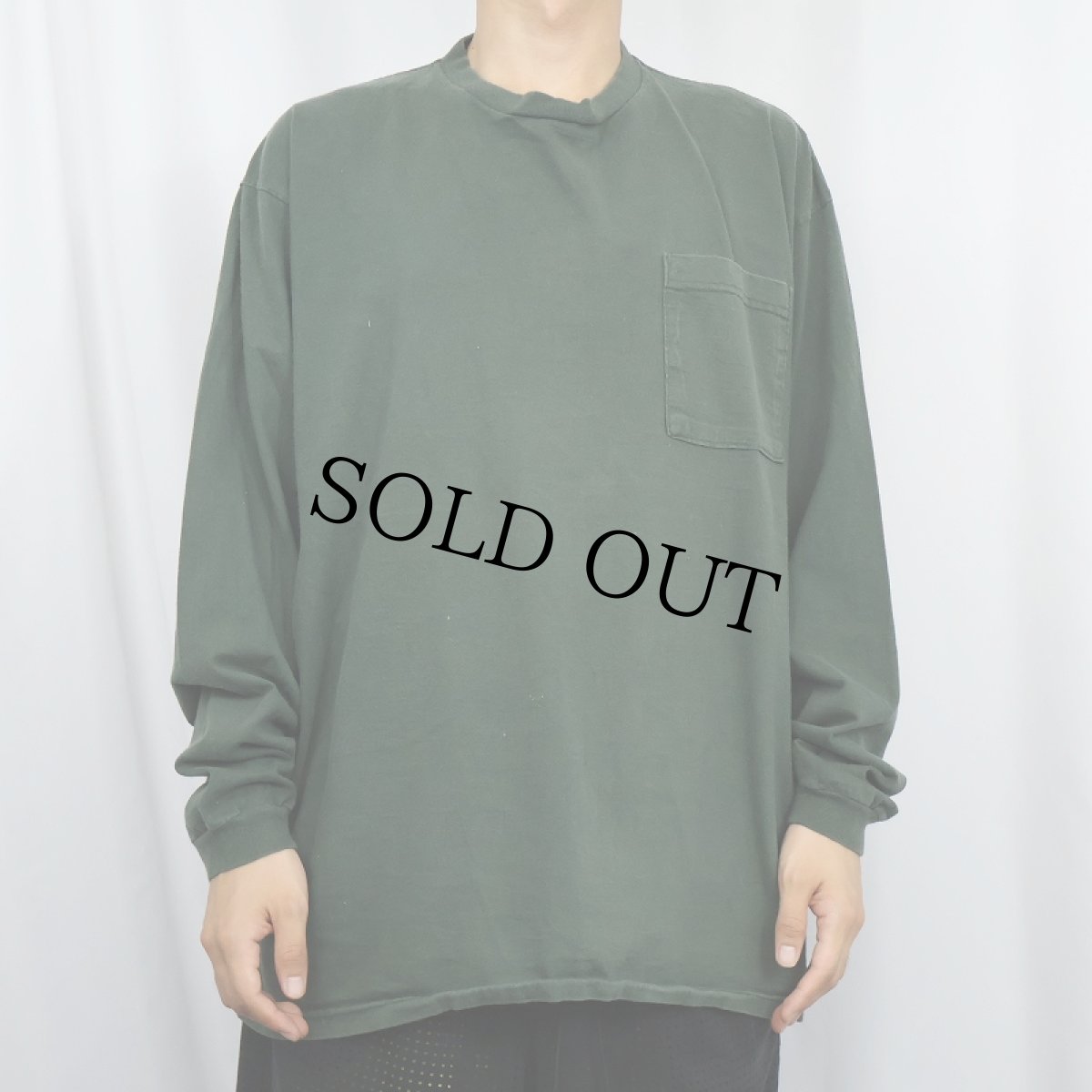 画像2: 90's patagonia USA製 ロゴ刺繍 ポケットロンT XL  (2)