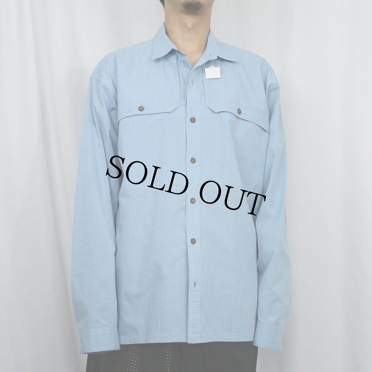 画像2: 2012SS Patagonia "ORGANIC COTTON" チェック柄 コットンシャツ L (2)