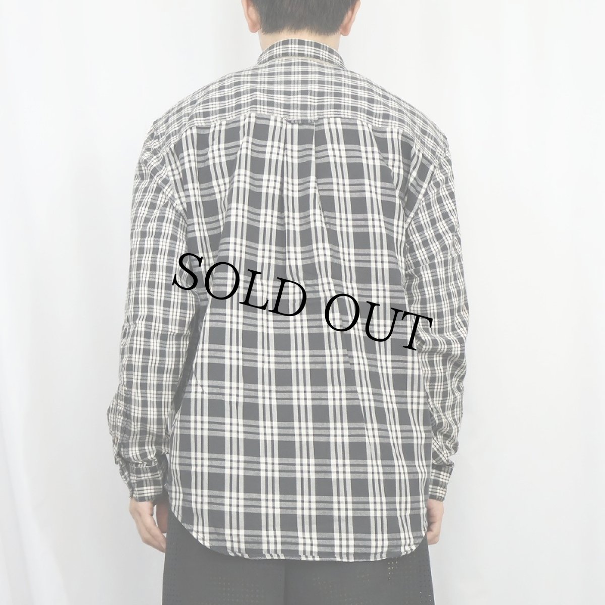 画像3: 80~90's Eddie Bauer "Bainbridge Flannel" チェック柄 コットンシャツ L (3)