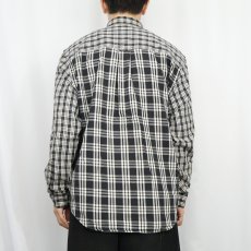 画像3: 80~90's Eddie Bauer "Bainbridge Flannel" チェック柄 コットンシャツ L (3)