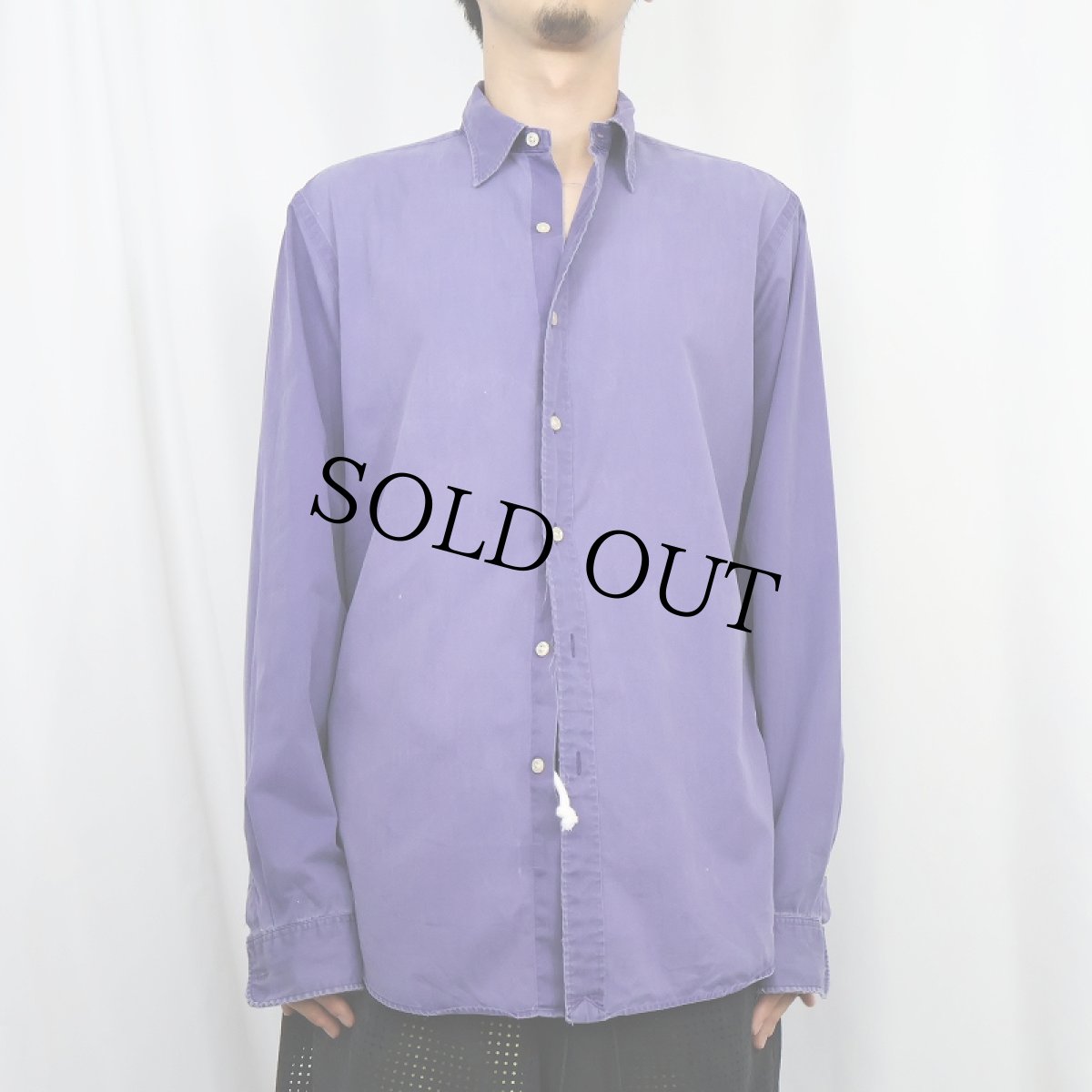 画像2: POLO Ralph Lauren "EMERSON" コットンシャツ M (2)