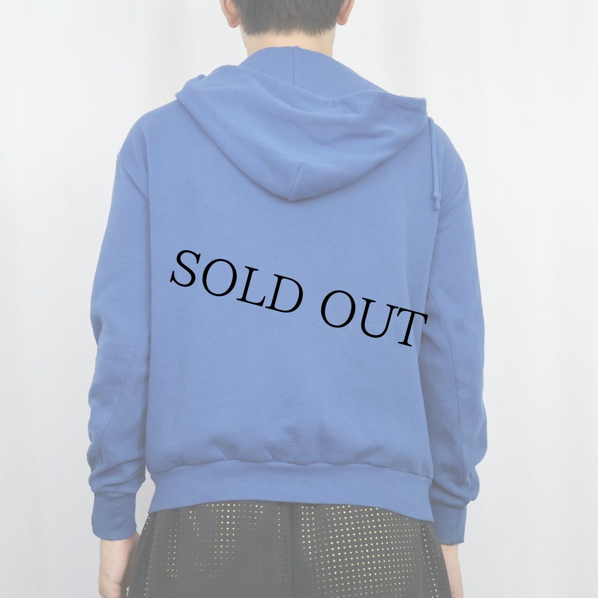 画像3: 80's JERZEES USA製 無地スウェットジップパーカー L  (3)