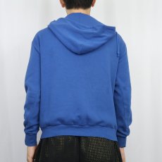 画像3: 80's JERZEES USA製 無地スウェットジップパーカー L  (3)