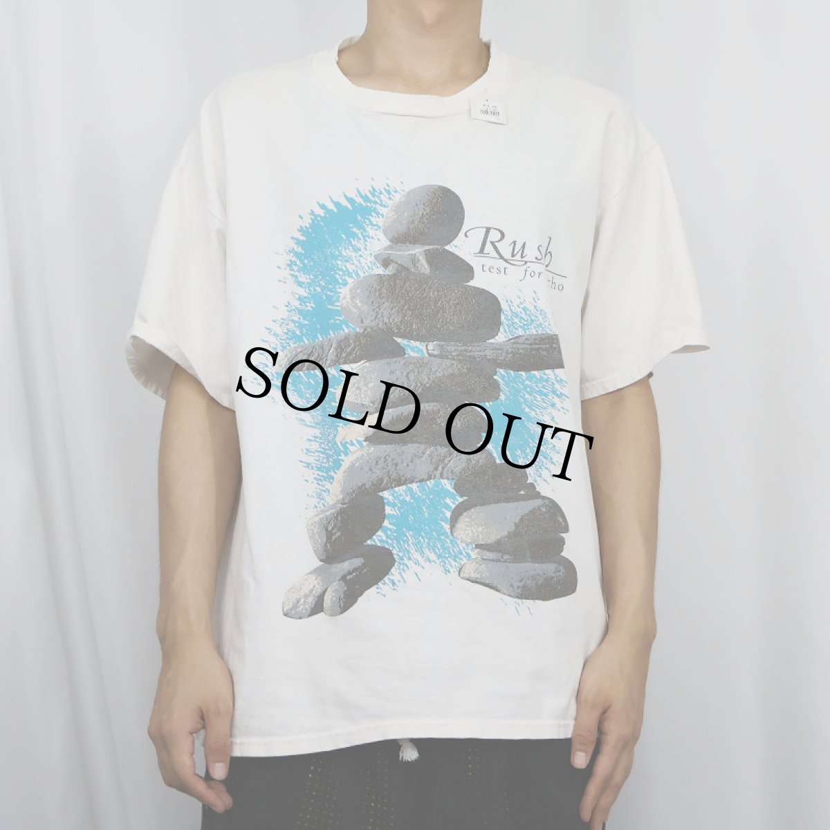 画像2: 90's RUSH "Test for Echo 1996-1997" ロックバンドツアーTシャツ L (2)