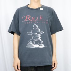 画像2: 90's RUSH "Test for Echo" ロックバンドツアーTシャツ BLACK L (2)