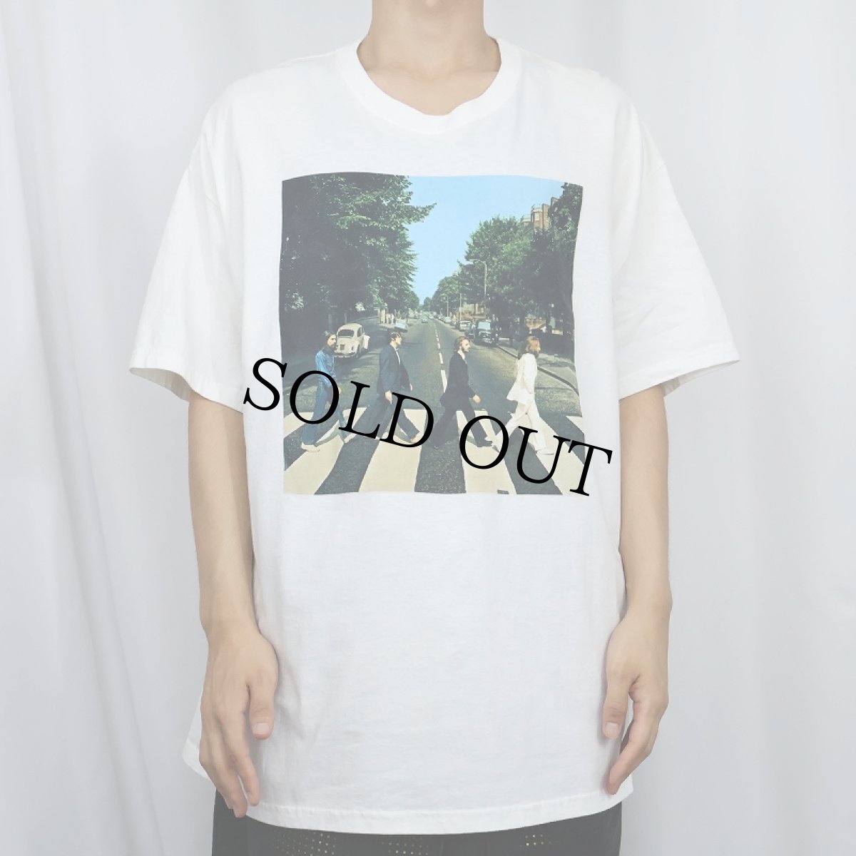 画像2: 2005 THE BEATLES "ABBEY ROAD" ロックバンドアルバムTシャツ XL (2)