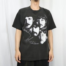画像2: 90's BEATLES USA製 ロックバンドTシャツ BLACK XL (2)