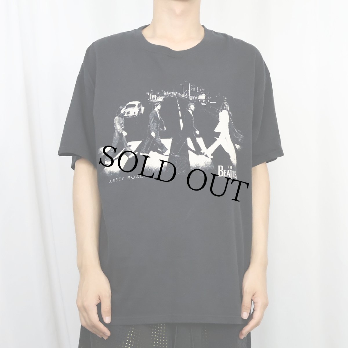 画像2: 2005 THE BEATLES "ABBEY ROAD" ロックバンドアルバムTシャツ BLACK XL (2)