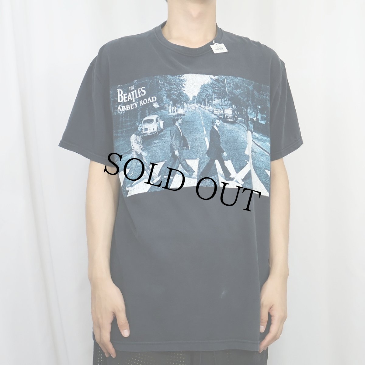 画像2: 90's THE BEATLES "ABBEY ROAD" ロックバンドアルバムTシャツ XL (2)