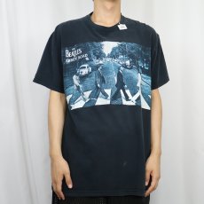 画像2: 90's THE BEATLES "ABBEY ROAD" ロックバンドアルバムTシャツ XL (2)