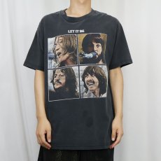 画像2: 2005 THE BEATLES "LET IT BE" ロックバンドTシャツ BLACK L (2)