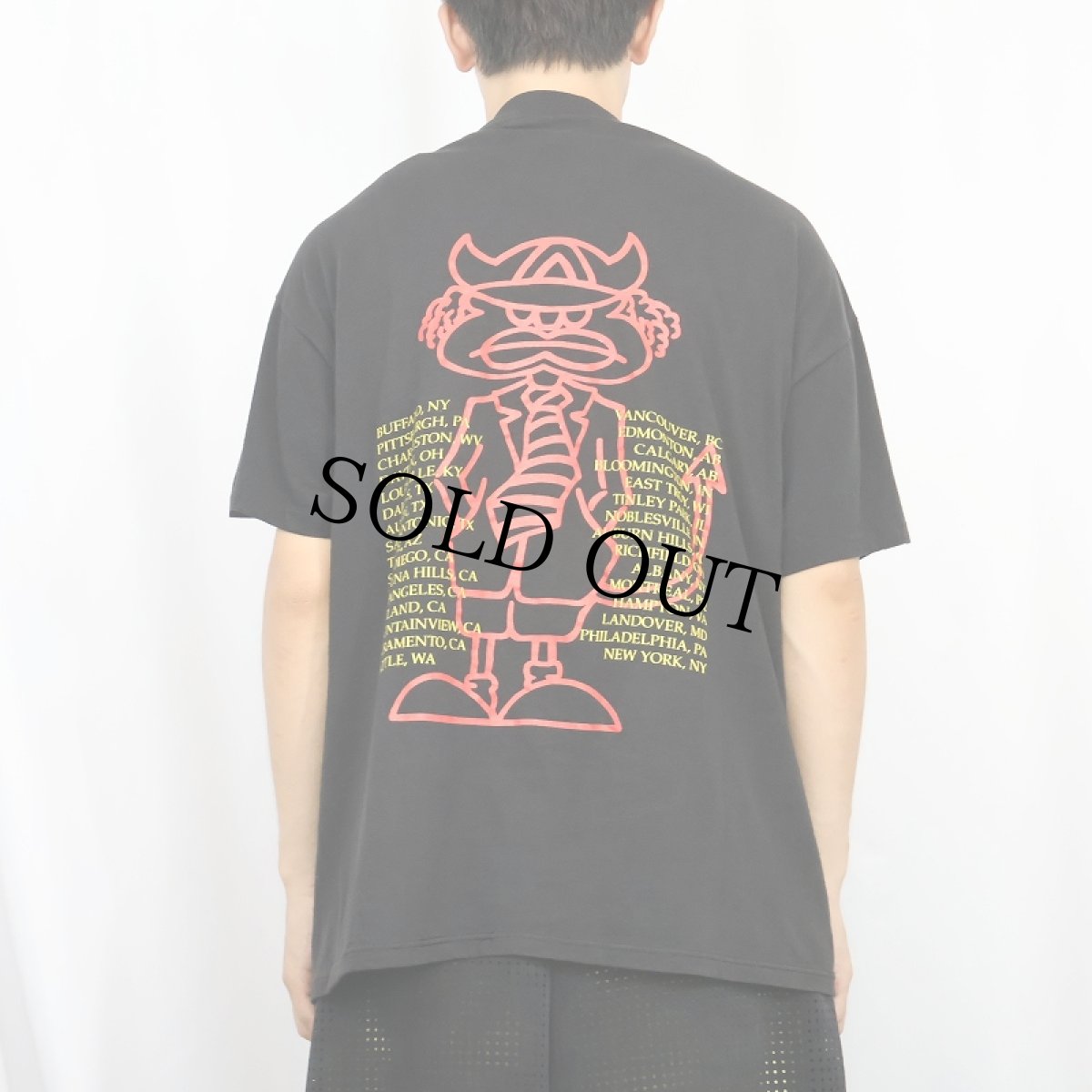 画像3: 90's AC/DC USA製 "THE RAZORS EDGE" ロックバンドツアーTシャツ BLACK XL (3)