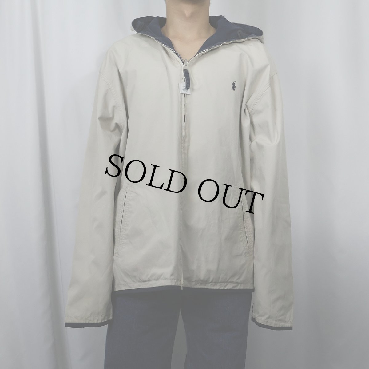 画像3: POLO Ralph Lauren リバーシブル コットンパーカー XL (3)