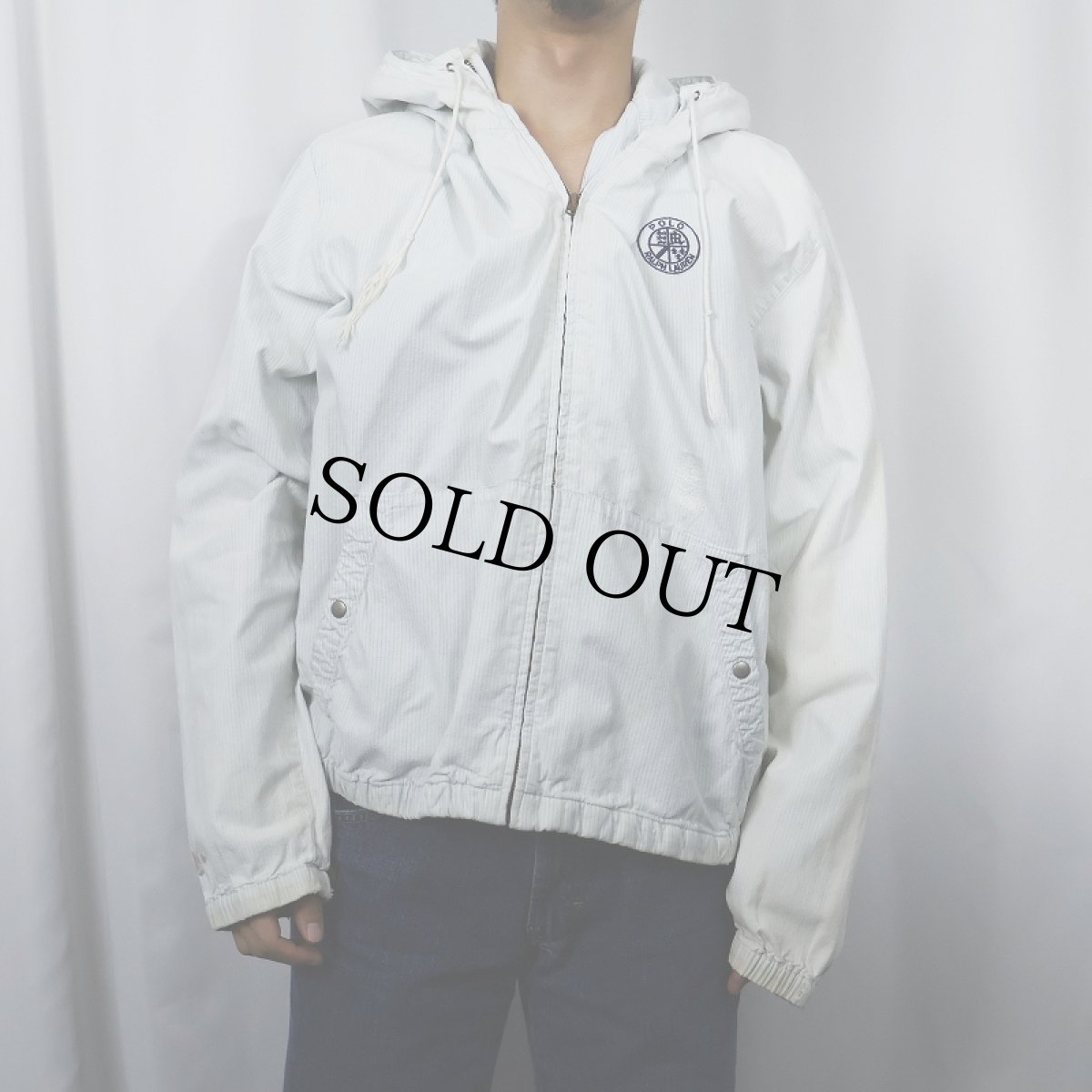 画像3: 90's POLO Ralph Lauren USA製 クッキー刺繍 ストライプ柄 コットンスイングトップ L (3)