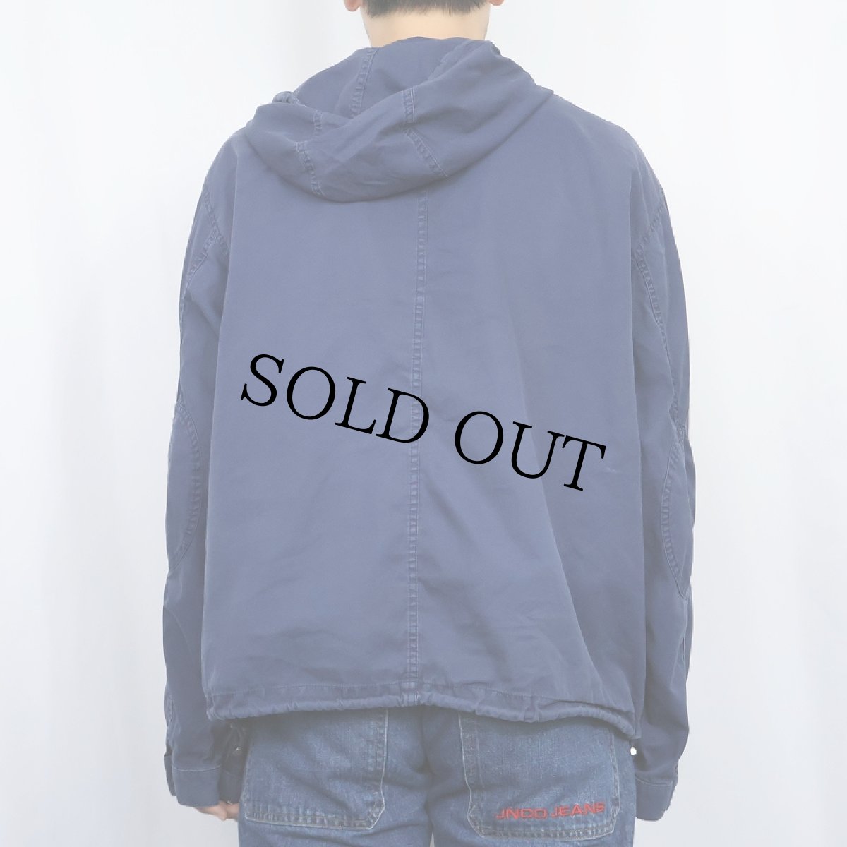 画像3: POLO Ralph Lauren エルボーパッチ付き コットンフパーカー L (3)