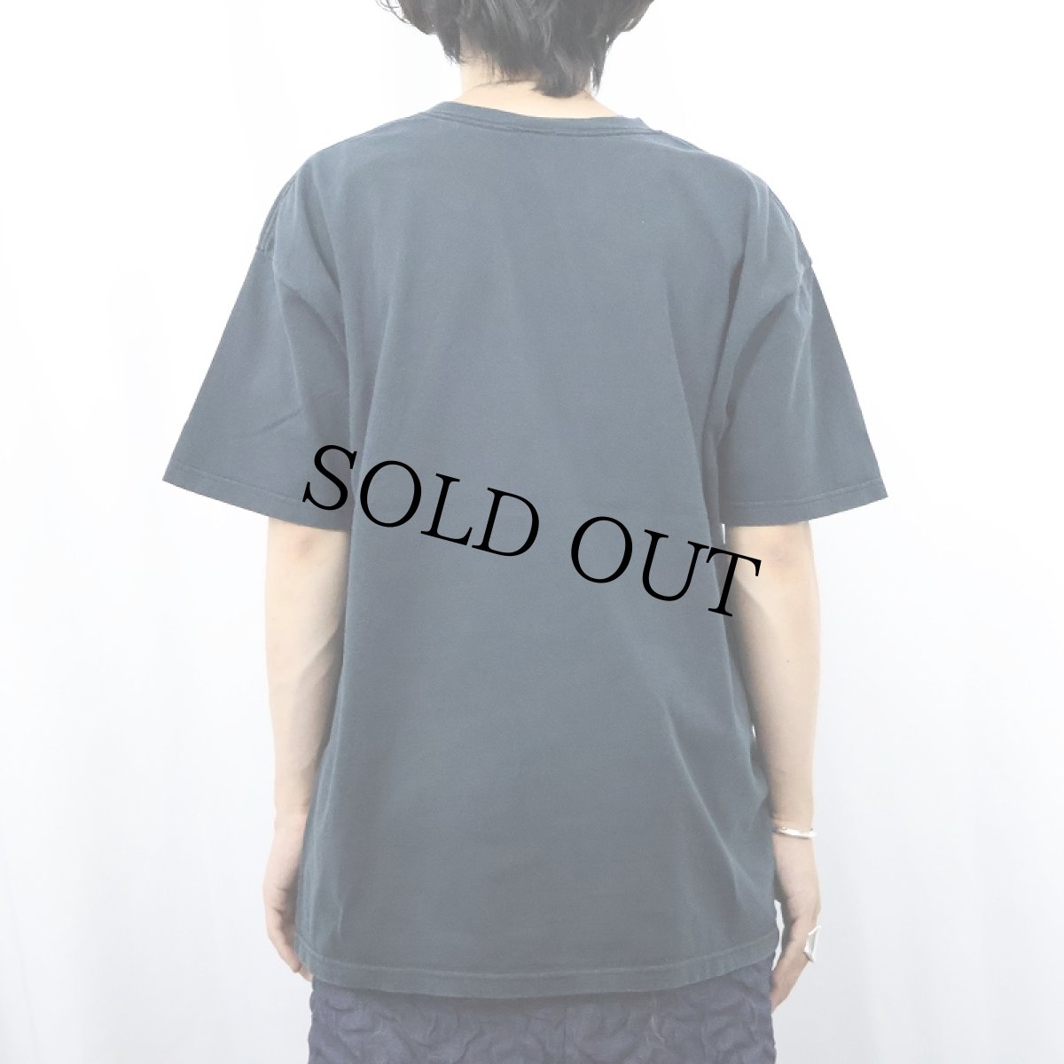 画像3: "NATURE CAN'T BE RESTOCKED" シマウマプリントTシャツ BALCK XL (3)
