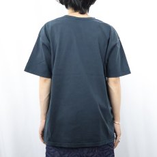 画像3: "NATURE CAN'T BE RESTOCKED" シマウマプリントTシャツ BALCK XL (3)