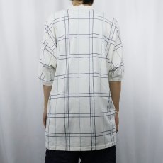 画像3: 80〜90's Eddie Bauer USA製 チェック柄 ヘンリーネックTシャツ XL (3)
