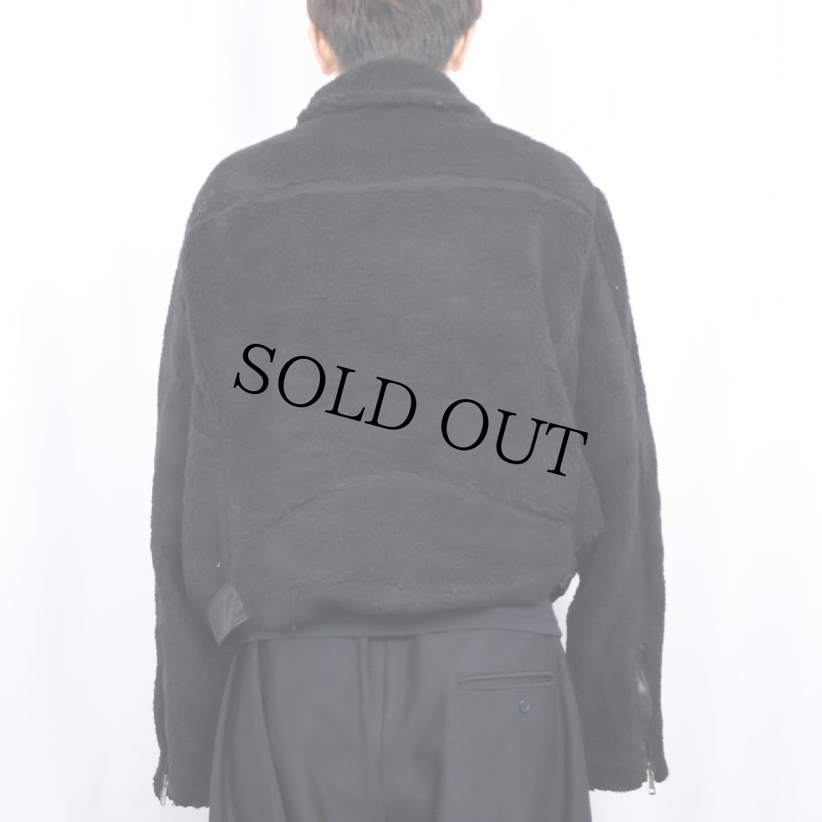 画像4: POLO Ralph Lauren "Double Riders Type" ボアライダースジャケット BLACK XXL タグ付き未使用 (4)