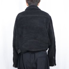 画像3: POLO Ralph Lauren "Double Riders Type" ボアライダースジャケット BLACK XXL タグ付き未使用 (3)