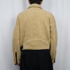 画像3: POLO Ralph Lauren "Double Riders Type" ボアライダースジャケット L (3)