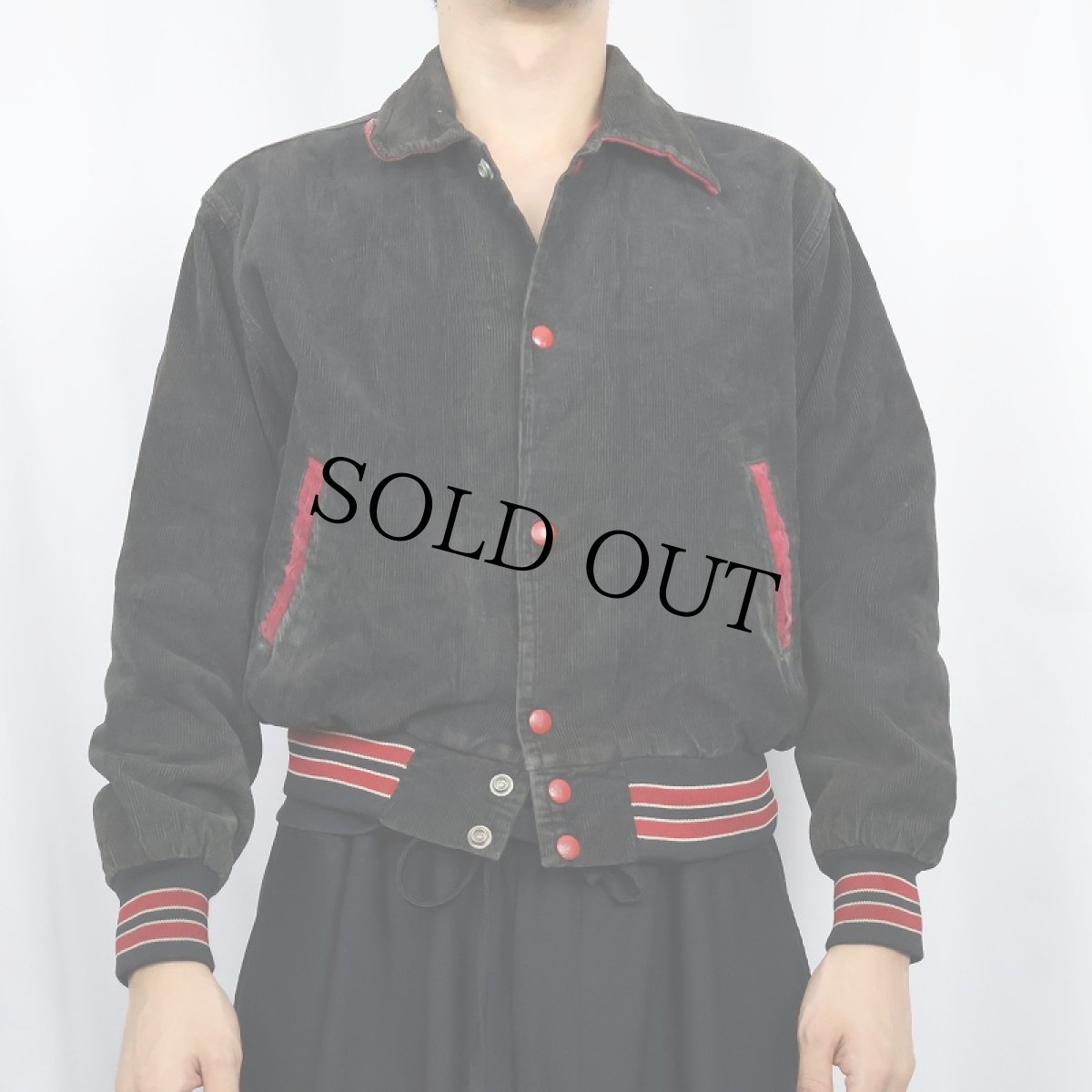 画像3: 80's WEST WIND USA製 "Marblehead" 中綿入り コーデュロイスタジャン XL (3)