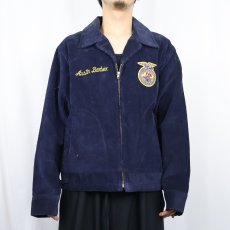 画像3: FFA "LOUISIANA ALBANY" ファーマーズコーデュロイジャケット NAVY SIZE100-44 (3)