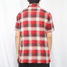 画像3: 2012SS Patagonia "ORGANIC COTTON" オンブレーチェック柄 コットンシャツ M (3)