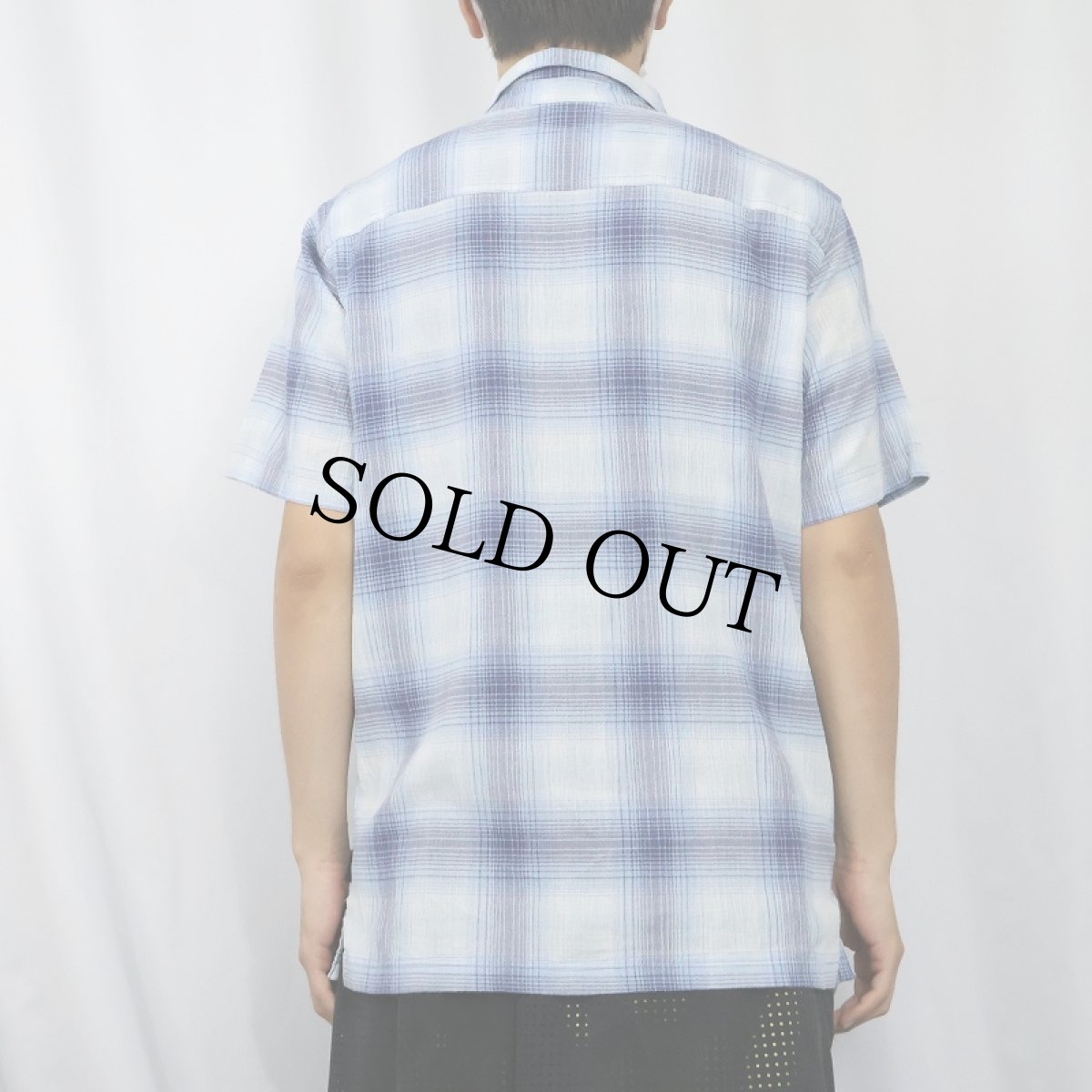 画像3: 2018SS Patagonia "ORGANIC COTTON" オンブレーチェック柄 ちりめんシャツ M (3)