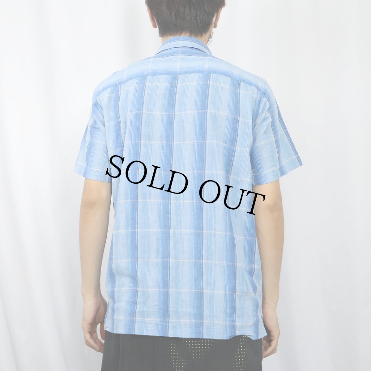 画像3: 2000SS Patagonia "ORGANIC COTTON" オンブレーチェック柄 コットンシャツ M (3)