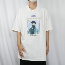 画像2: 90's "creates a masterpiece" アートプリントTシャツ XXL (2)