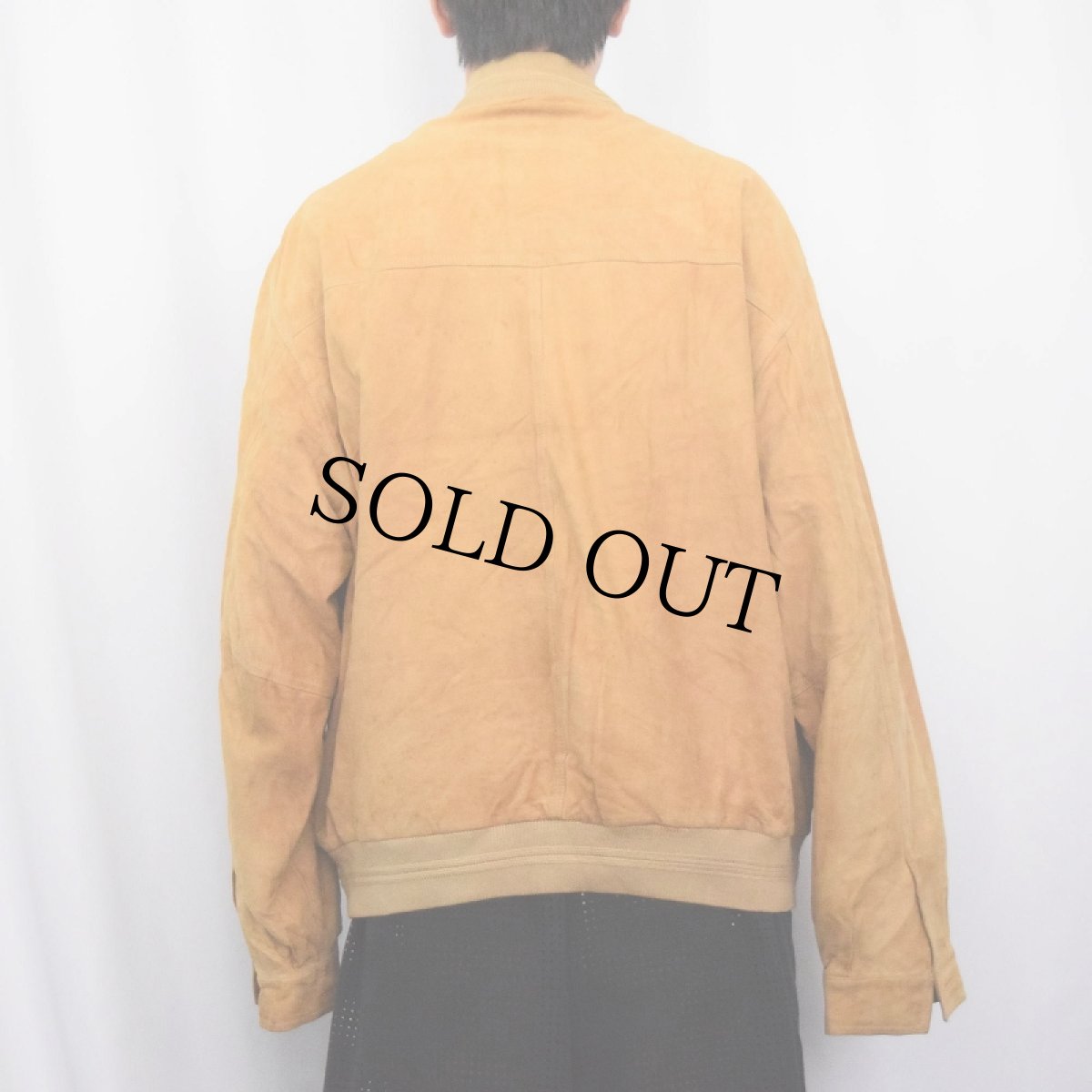 画像3: 80〜90's BERNIE'S "A-1 TYPE" スエードレザージャケット (3)