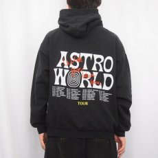画像4: Travis Scott ASTRO WORLD "Wish You Were Here" ヒップホップツアースウェットフーディー BLACK M (4)