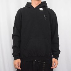 画像3: Travis Scott "Look Mom I Can Fly" ヒップホッププリントスウェットフーディー BLACK M (3)