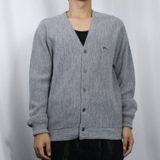 画像2: 80's The Fox JCPenney アクリルニットカーディガン M (2)