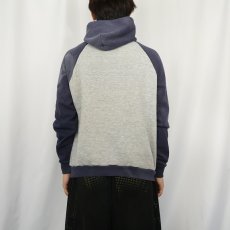 画像3: 80's Disney MICKEY MOUSE USA製 キャラクタープリント ラグランスウェットフーディー XL (3)
