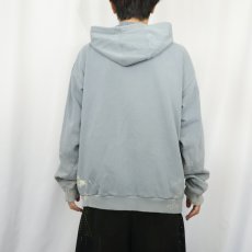 画像3: FILA ペンキペイント スウェットフーディ XL (3)