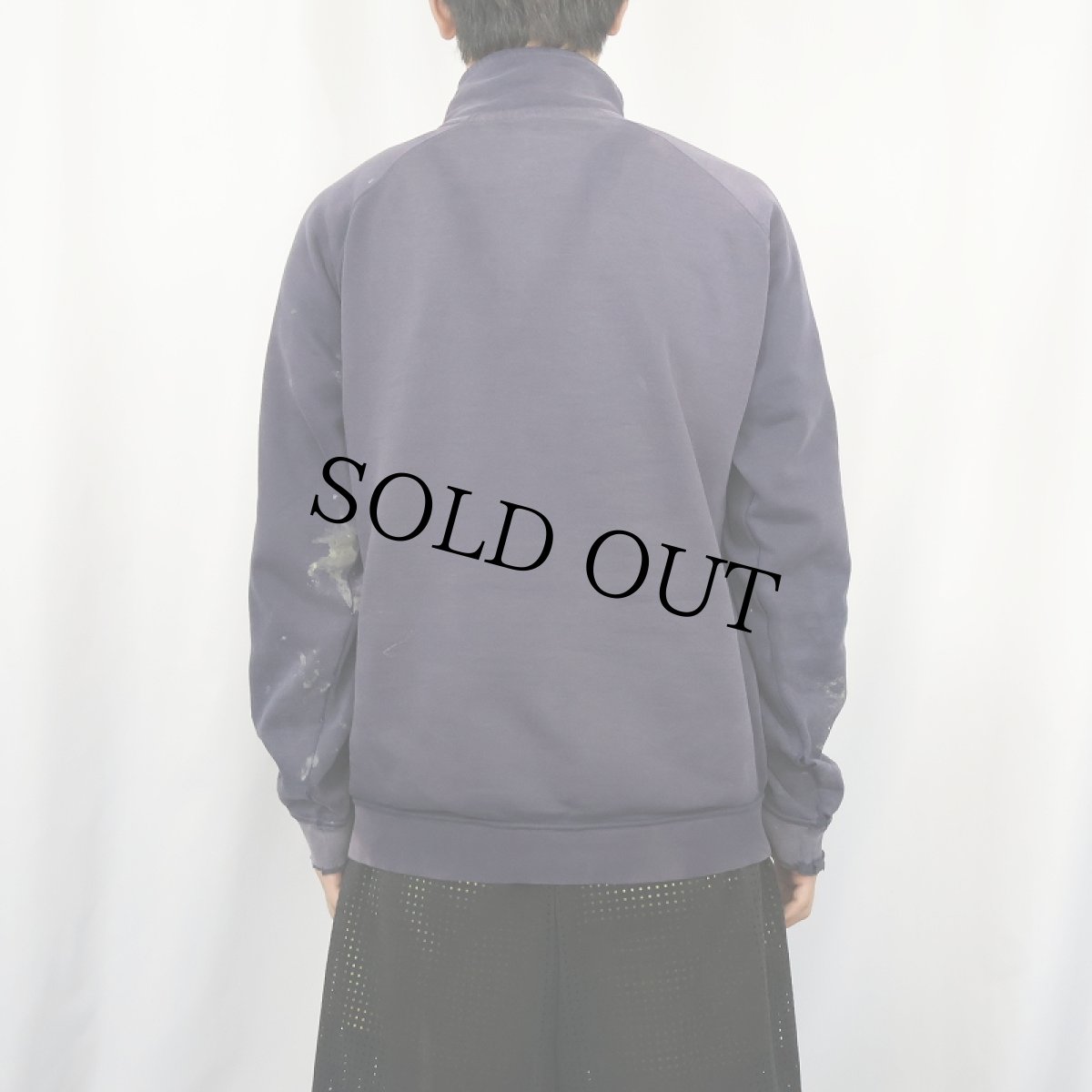 画像3: "GRUPPO PUGLIA×S.I.T.A" 企業プリント ハーフジップスウェット NAVY (3)