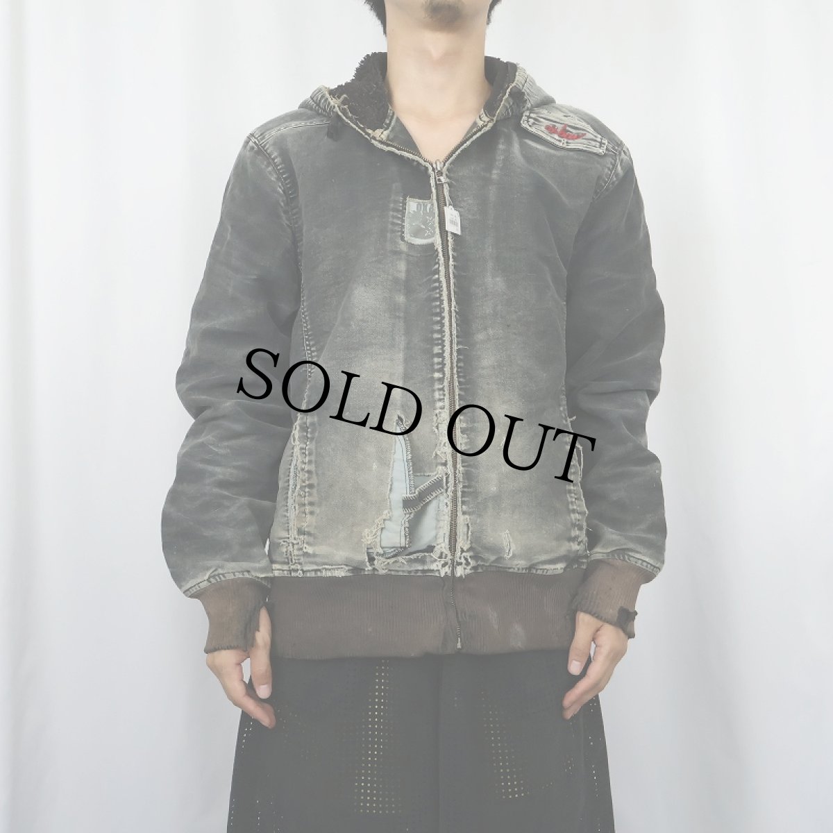 画像2: OXBOW ボアライナー ダックパーカー M (2)