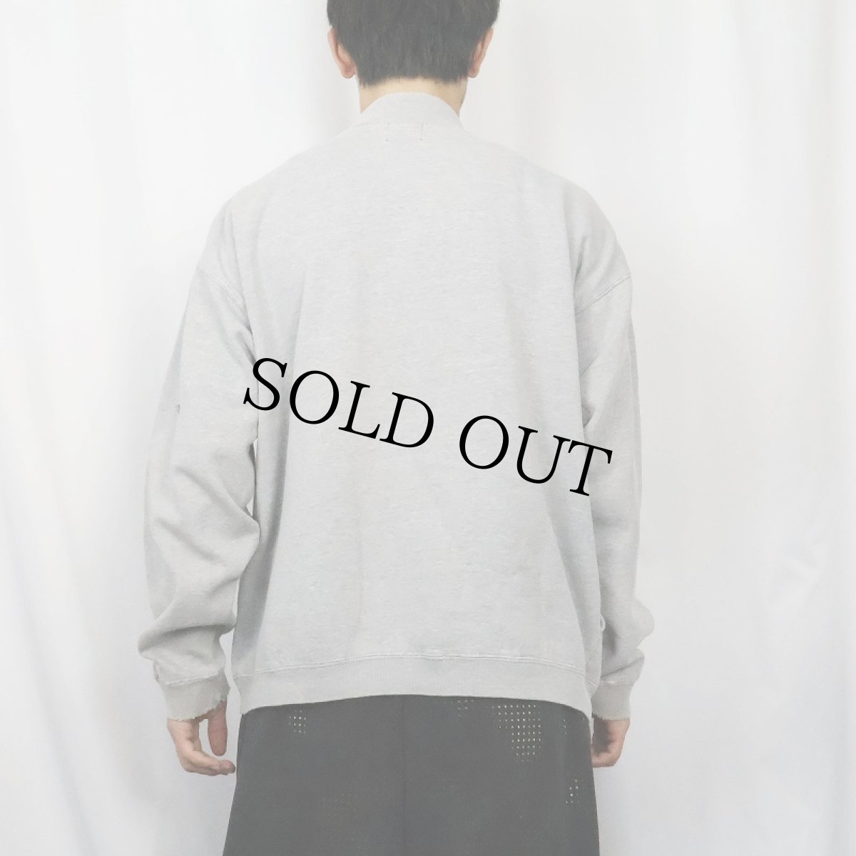 画像3: 90's GAP ハーフジップスウェット M (3)