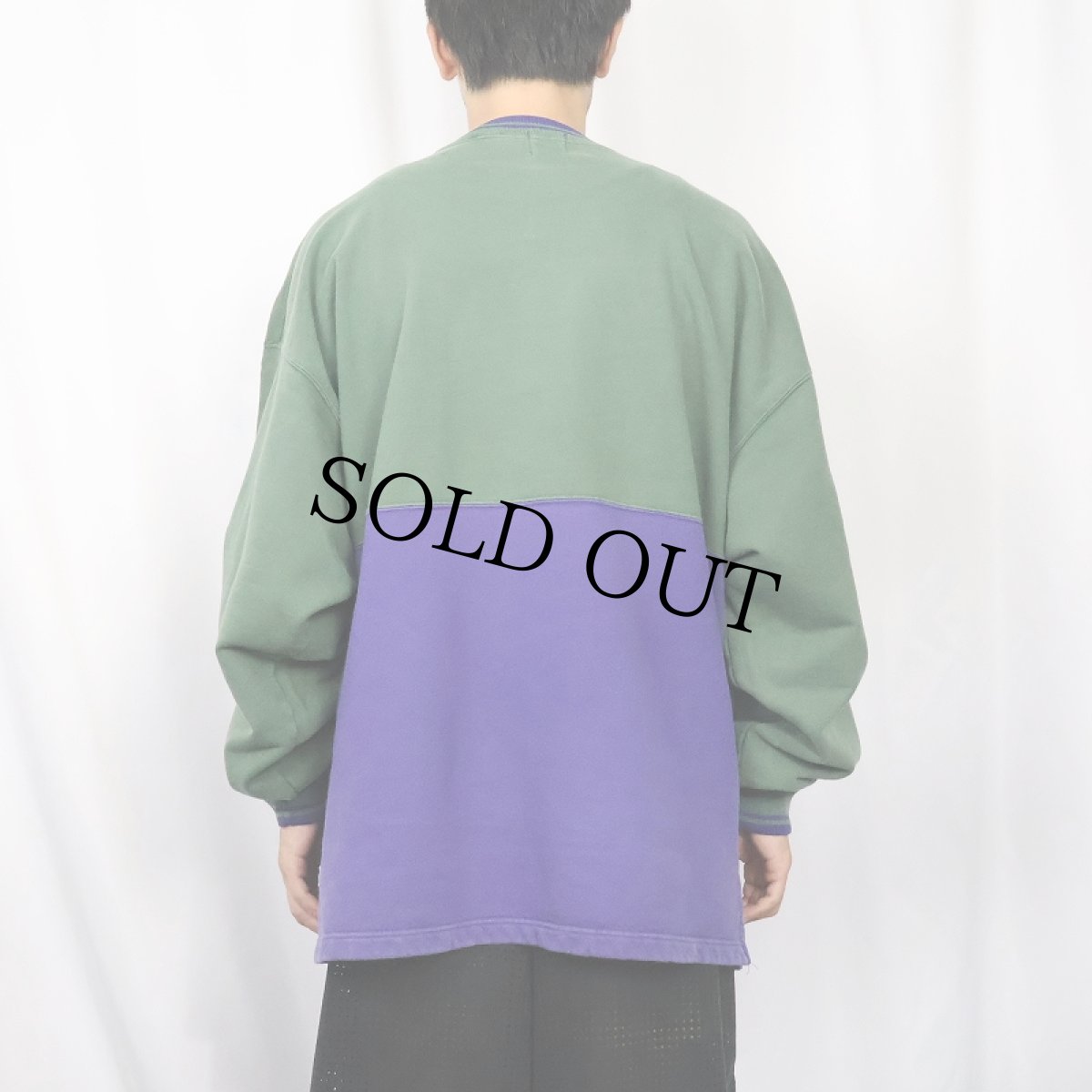 画像3: 90's GAP 2トーンスウェット XL (3)