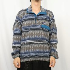 画像2: 2017AW patagonia 総柄 スナップT M (2)