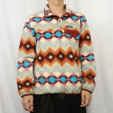 画像2: 2016AW patagonia 総柄 スナップT M (2)