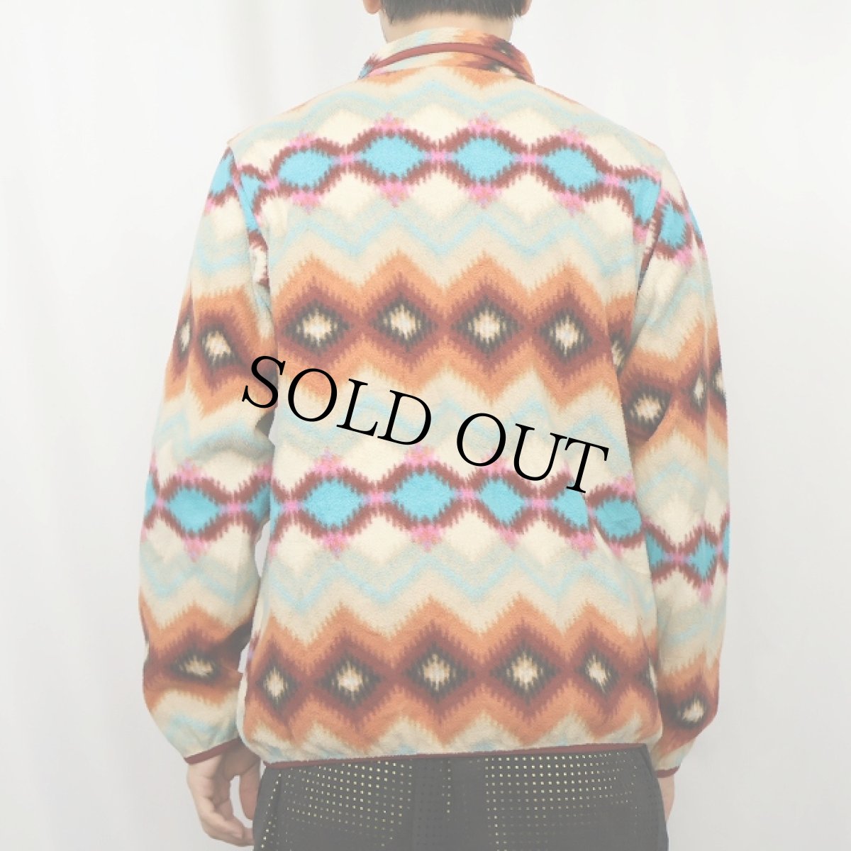 画像3: 2016AW patagonia 総柄 スナップT M (3)